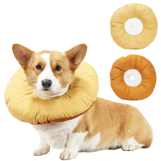 KFX-7381565 Waterproof Color-Block Collar for Cats and Dogs - Adjustable in Avocado, Papaya, Blueberry