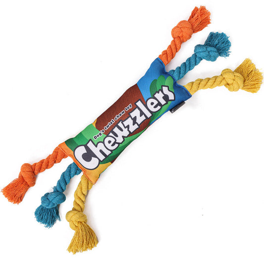 KFX-7382205 Rainbow Twist Candy and Sniffing Ball Set - Durable Polyester Pet Toys