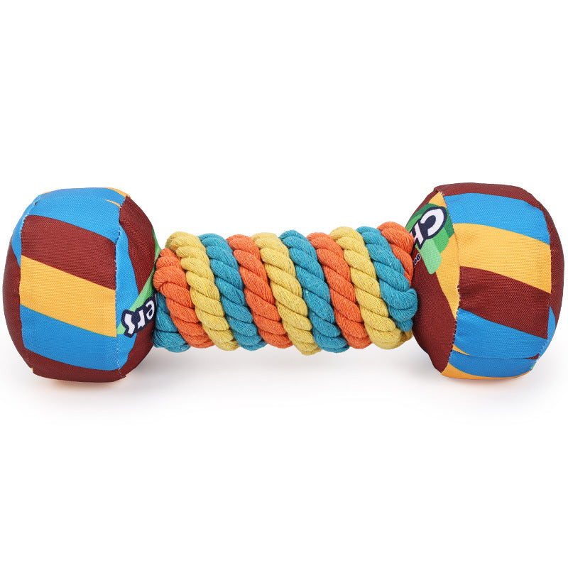 KFX-7382205 Rainbow Twist Candy and Sniffing Ball Set - Durable Polyester Pet Toys