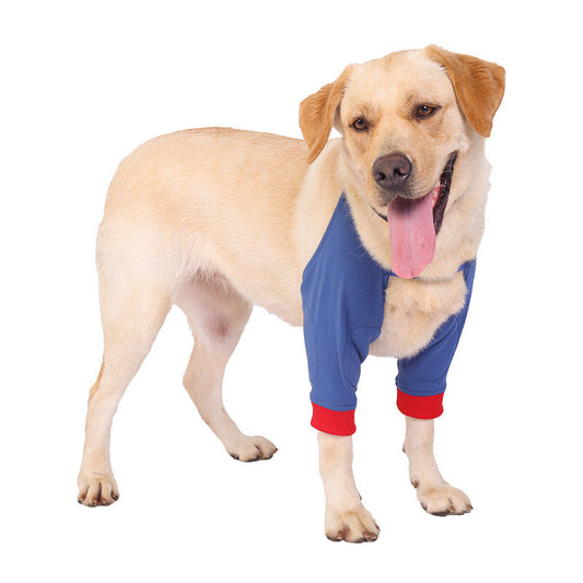 KFX-7384125 Dog Protective Elbow Pad Clothing for Cold and Warm Weather, Cotton-Polyester Blend, Multiple Sizes Available