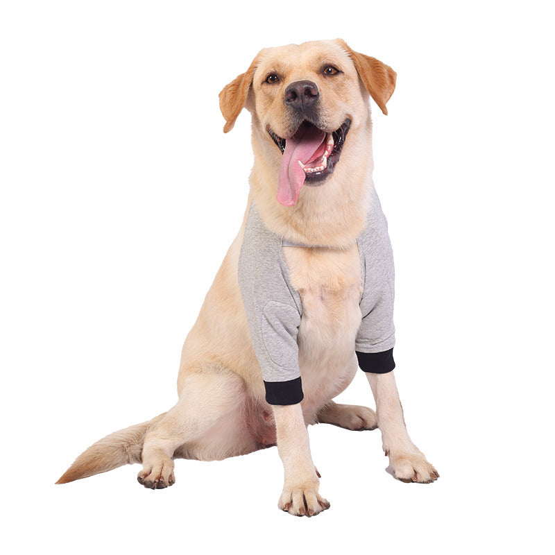 KFX-7384125 Dog Protective Elbow Pad Clothing for Cold and Warm Weather, Cotton-Polyester Blend, Multiple Sizes Available