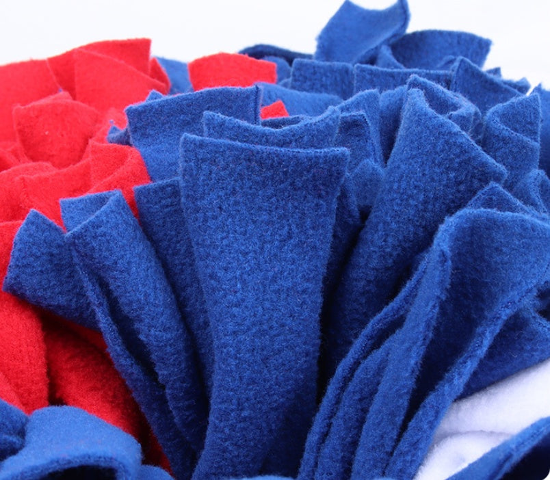 KFX-7384381 Dog Slow Feeding Snuffle Mat - Shaker Velvet, 30x30x5cm, 520g