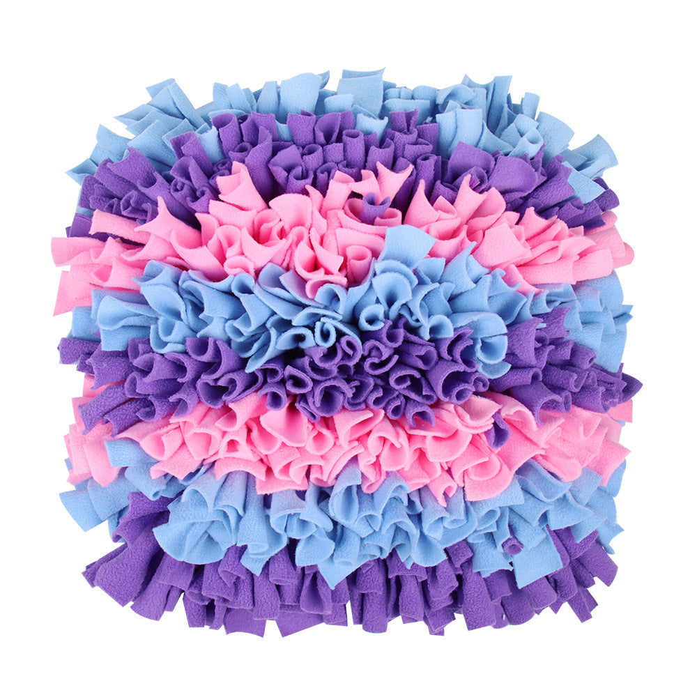 KFX-7384381 Dog Slow Feeding Snuffle Mat - Shaker Velvet, 30x30x5cm, 520g
