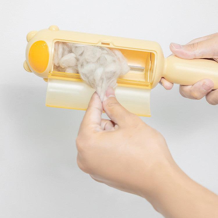 KFX-7385149 Pet Hair Removal Brush Roller for Sofas, Bedding, Carpets – Compact Size, Easy to Use