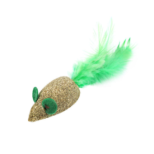 KFX-7387965 Catnip Toy for Cats - Polygonatum Fish, Mouse, and Ball Chewing Toys for Oral Health and Hairball Relief