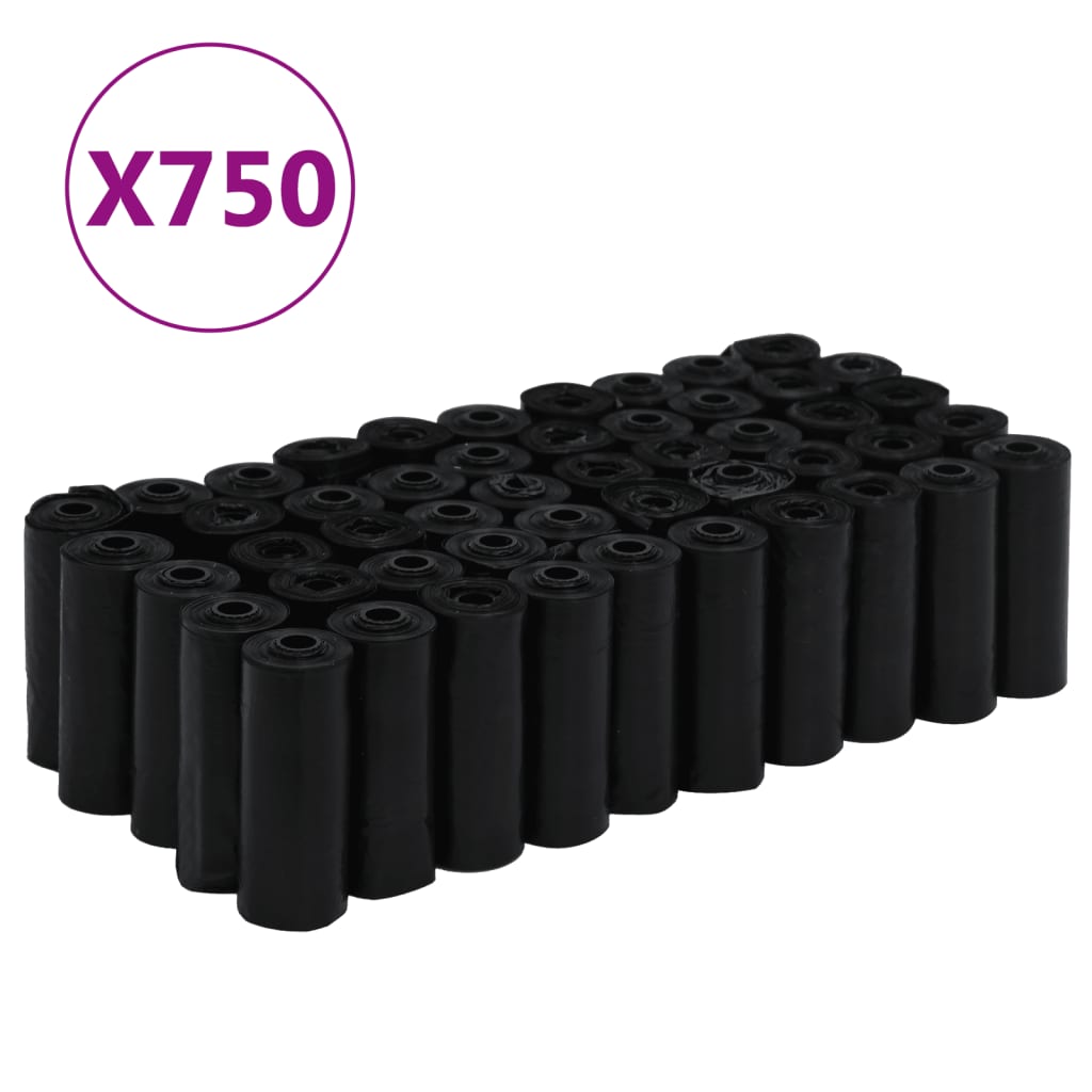 KFX-7390781 Durable Leakproof Dog Poop Bags, 750 Unscented Bags, 30x20 cm, Suitable for All Pet Sizes