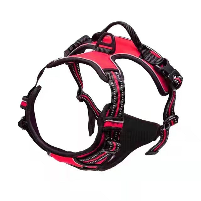 KFX-7394365 Reflective Anti-Shock Dog Vest in Multiple Colors – Adjustable Polyester Safety Harness