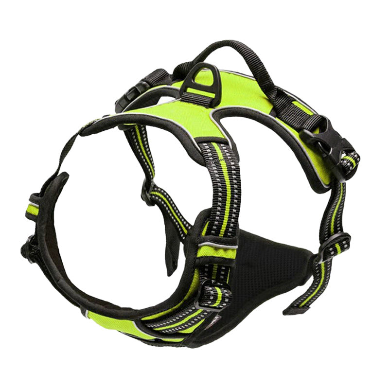 KFX-7394365 Reflective Anti-Shock Dog Vest in Multiple Colors – Adjustable Polyester Safety Harness