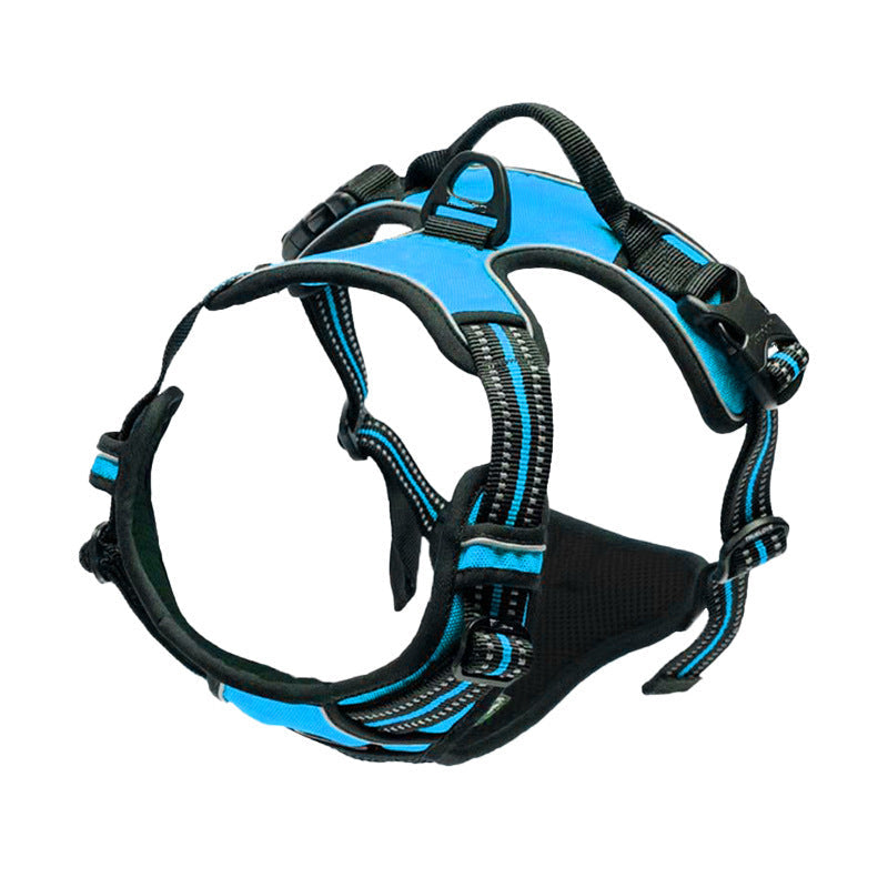 KFX-7394365 Reflective Anti-Shock Dog Vest in Multiple Colors – Adjustable Polyester Safety Harness