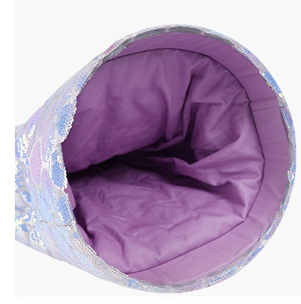 KFX-7395133 Mermaid Cat Nest - Cozy Winter Shelter for Pets, Soft Polyester Fiber Nest, 85x50x20cm
