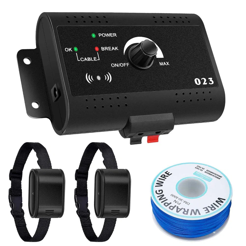 KFX-7400509 Electric Dog Fence System with Collar and Wire Options for Safe Pet Containment
