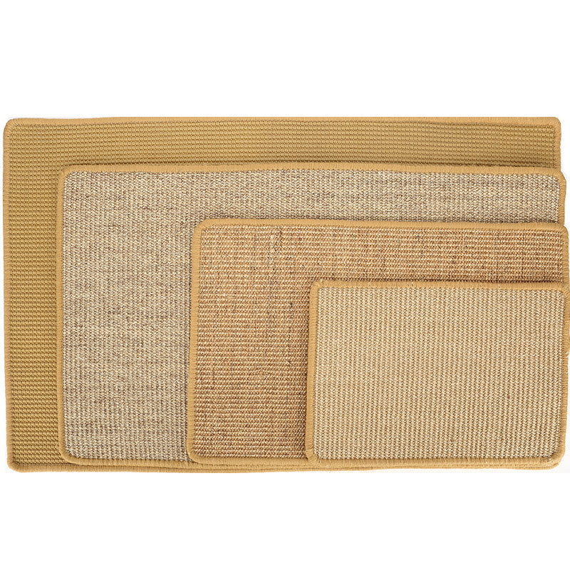 KFX-7401021 Durable Natural Sisal Cat Scratcher Mat for Furniture Protection