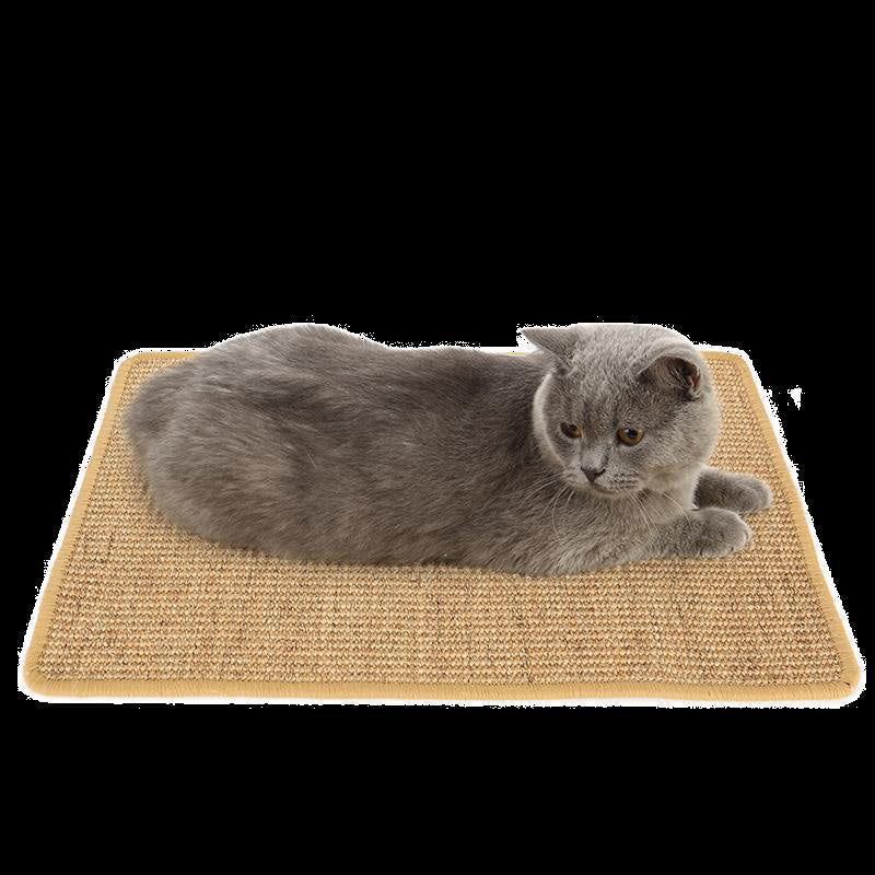 KFX-7401021 Durable Natural Sisal Cat Scratcher Mat for Furniture Protection
