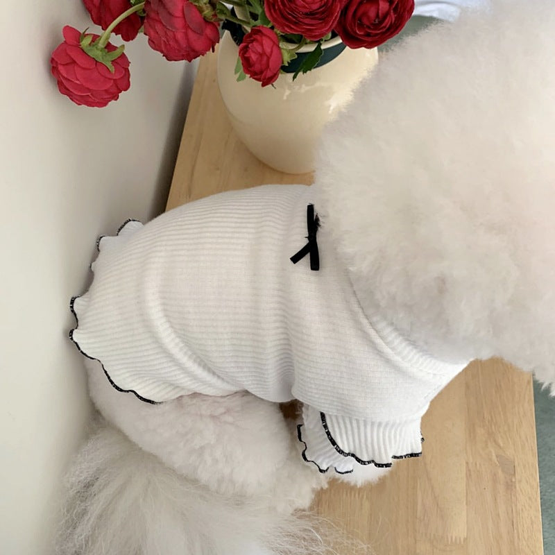 KFX-7403197 Personalized Casual Dog Shirt in Pink, White, and Black for All Sizes