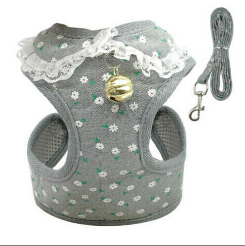 KFX-7406397 Breathable Tank Top Style Dog Chest Strap with Traction Rope for Pets