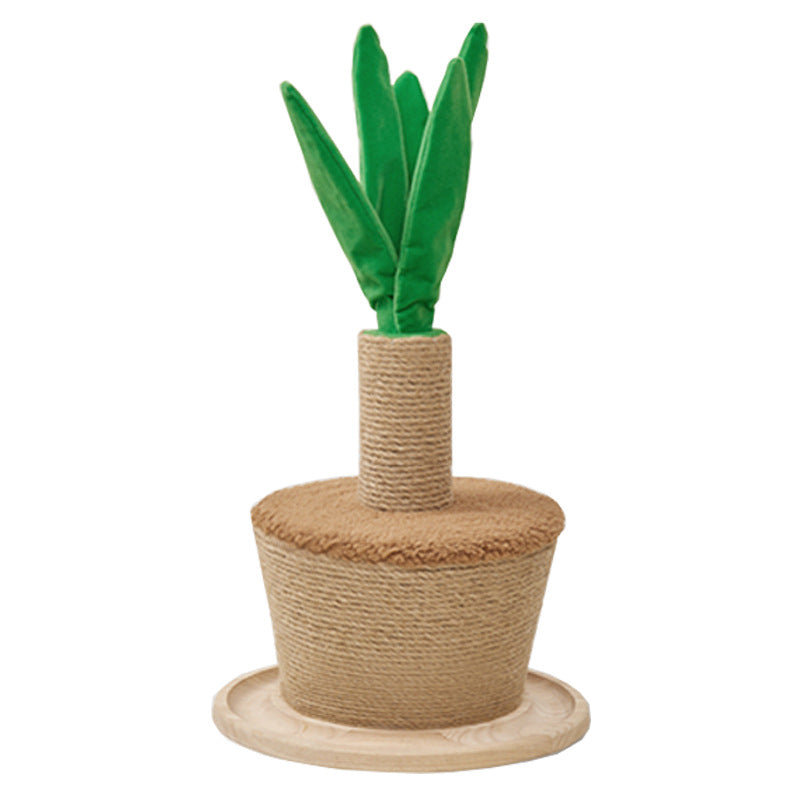 KFX-7409853 Plant-Shaped Sisal Cat Climbing Frame and Scratching Post