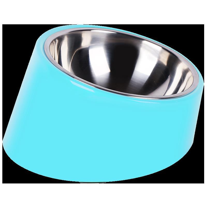 KFX-7412541 Oblique Mouth Cat Food Bowl for Dogs and Cats - Universal Design