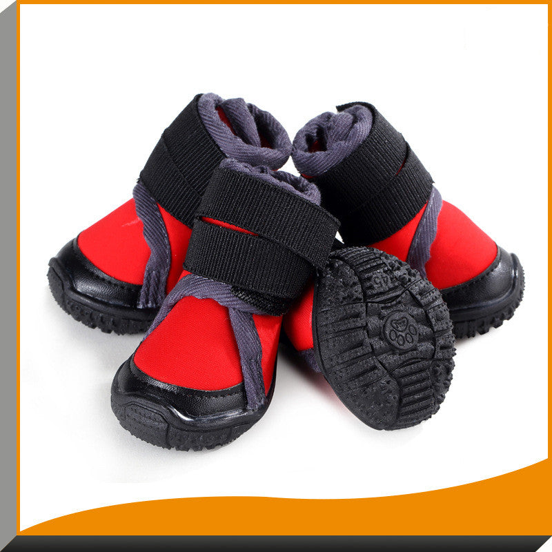 KFX-7413181 Non-Slip Outdoor Sports Dog Shoes with Soft Lycra Fabric and Micro-Elastic Straps