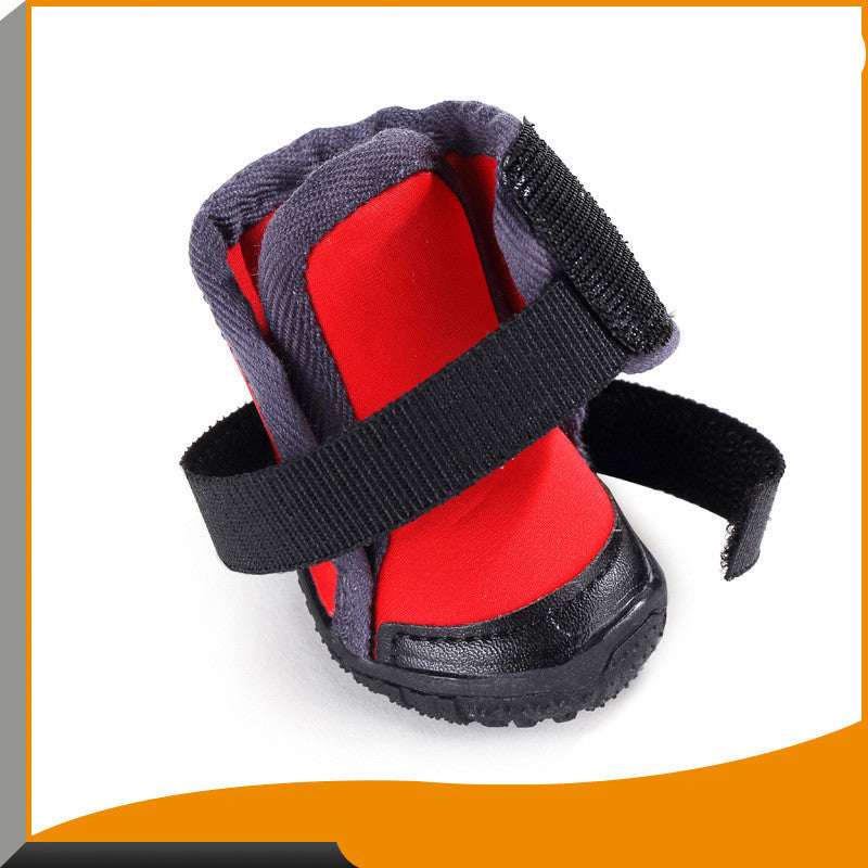 KFX-7413181 Non-Slip Outdoor Sports Dog Shoes with Soft Lycra Fabric and Micro-Elastic Straps