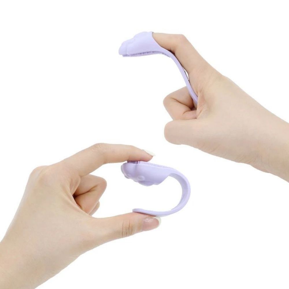 KFX-7415997 Food-Grade Silicone Finger Toothbrush for Dogs and Cats - Gentle Oral Cleaning Tool