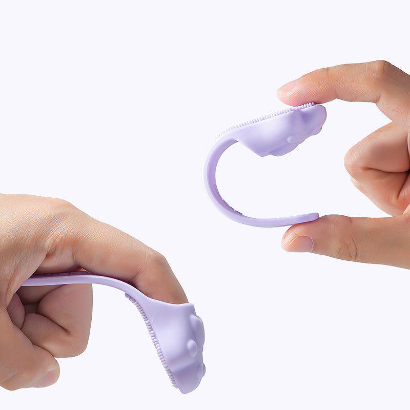 KFX-7415997 Food-Grade Silicone Finger Toothbrush for Dogs and Cats - Gentle Oral Cleaning Tool