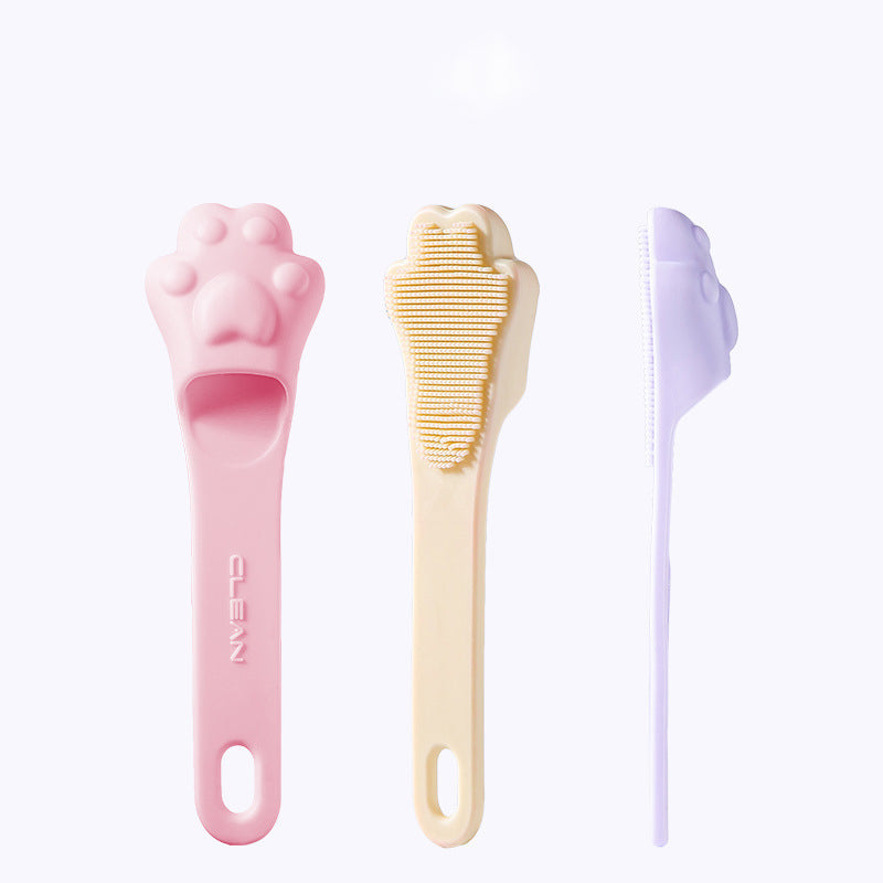 KFX-7415997 Food-Grade Silicone Finger Toothbrush for Dogs and Cats - Gentle Oral Cleaning Tool
