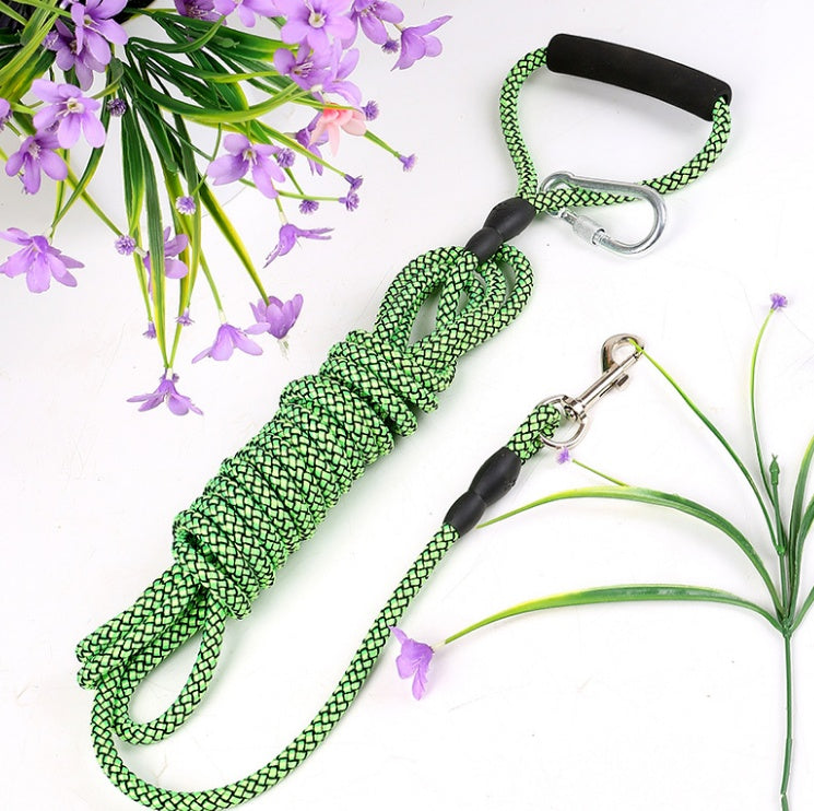 KFX-7416125 Adjustable Nylon Dog Tracking Rope - Multiple Lengths & Colors Available