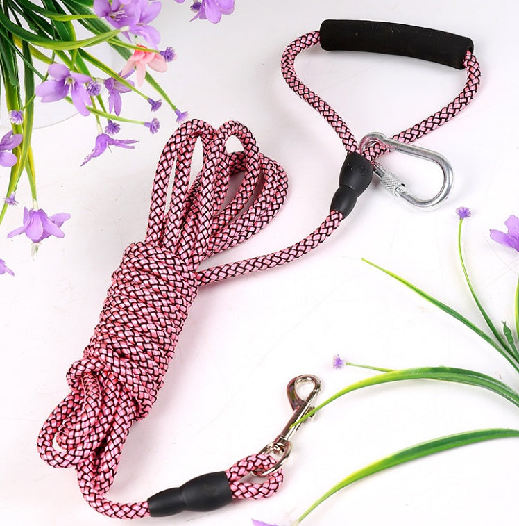 KFX-7416125 Adjustable Nylon Dog Tracking Rope - Multiple Lengths & Colors Available