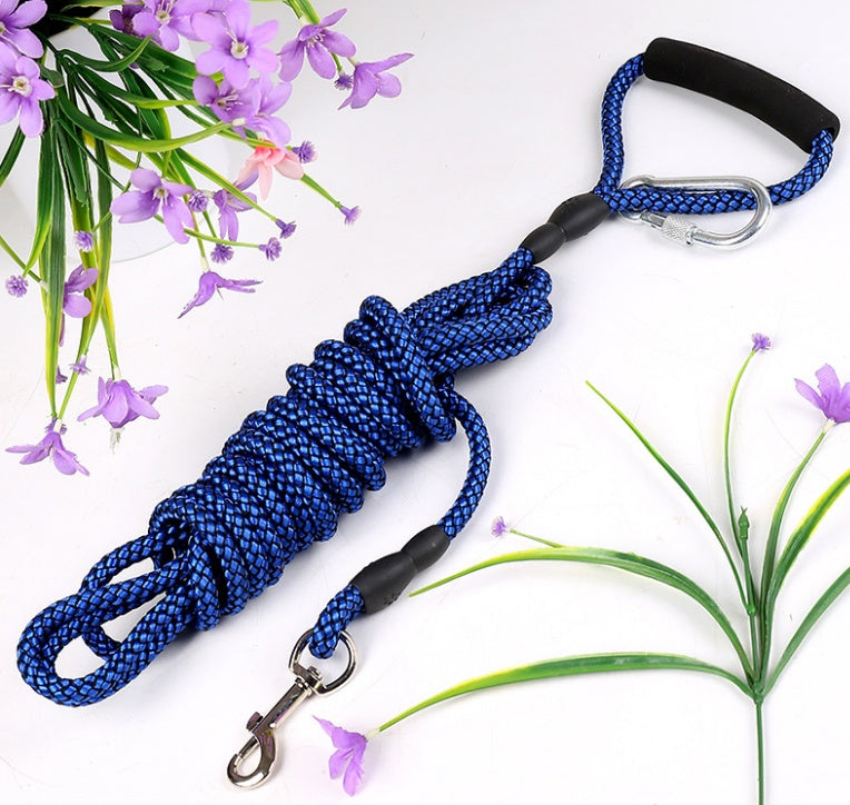 KFX-7416125 Adjustable Nylon Dog Tracking Rope - Multiple Lengths & Colors Available