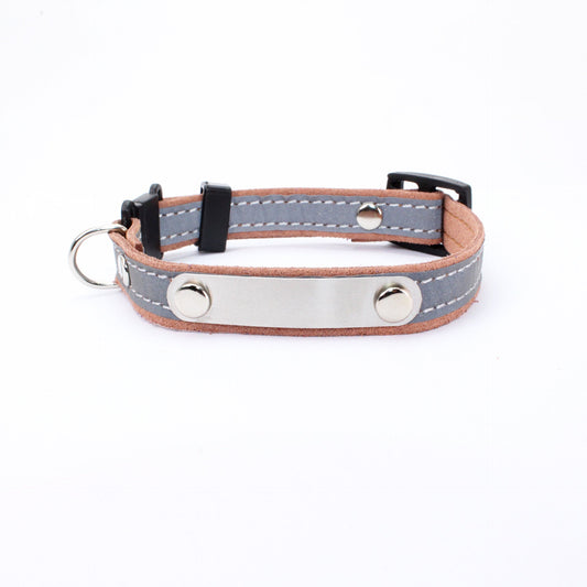 KFX-7418173 Monochrome Velvet Pet Collar for Cats in Multiple Colors
