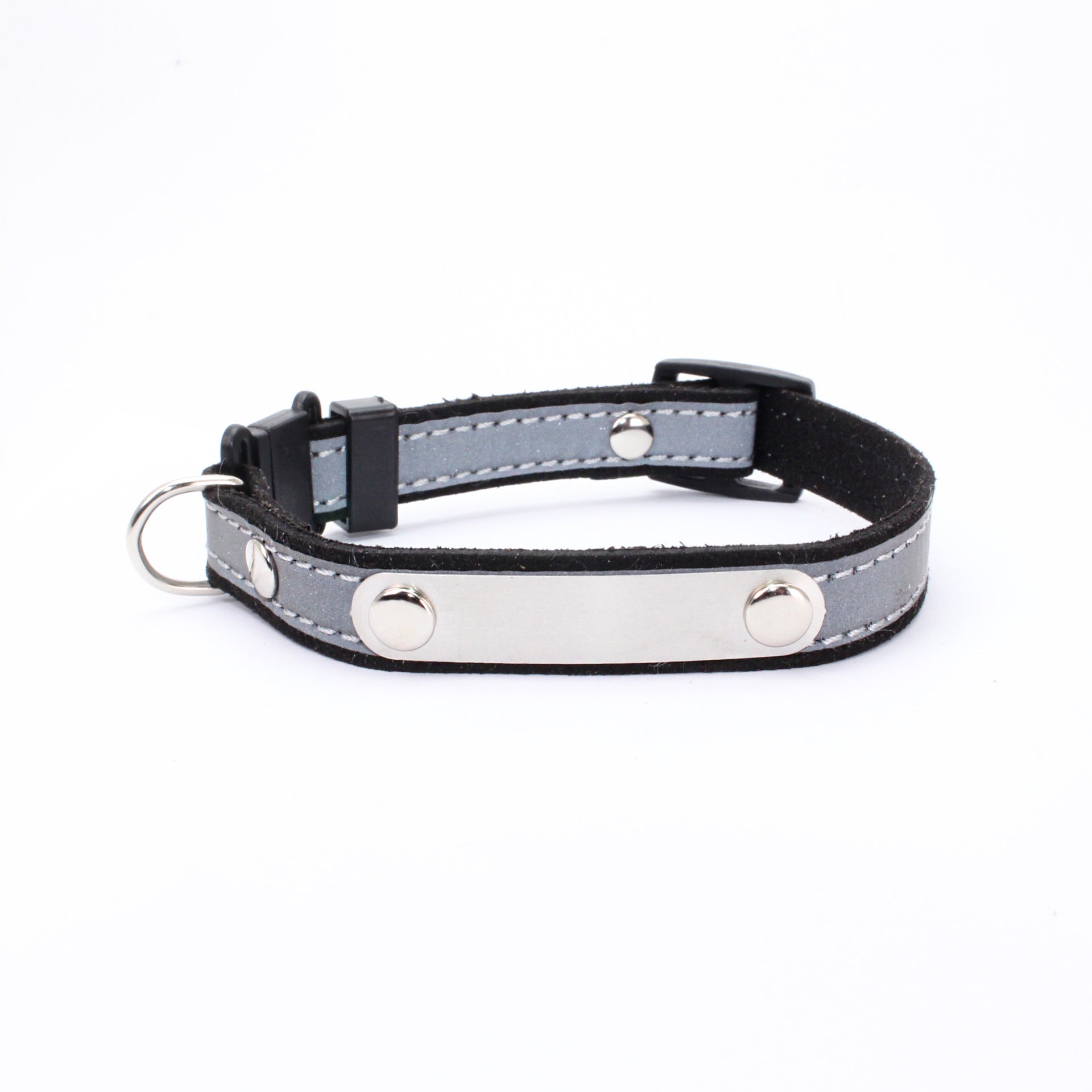 KFX-7418173 Monochrome Velvet Pet Collar for Cats in Multiple Colors