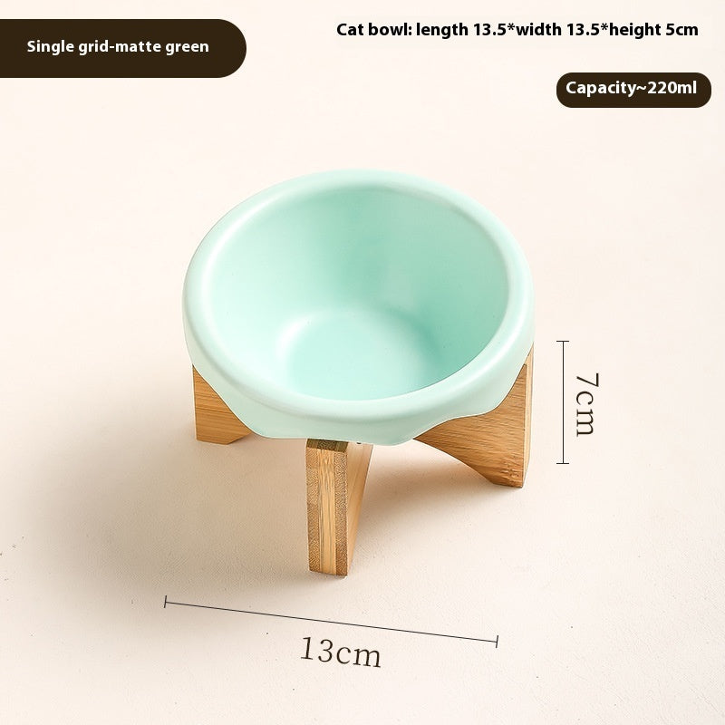 KFX-7418301 Ceramic Cat and Dog Water Bowl in Various Colors and Designs