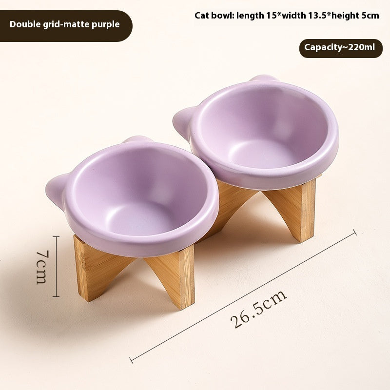 KFX-7418301 Ceramic Cat and Dog Water Bowl in Various Colors and Designs