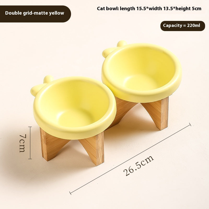 KFX-7418301 Ceramic Cat and Dog Water Bowl in Various Colors and Designs