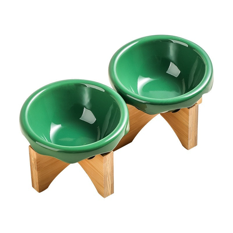 KFX-7418301 Ceramic Cat and Dog Water Bowl in Various Colors and Designs