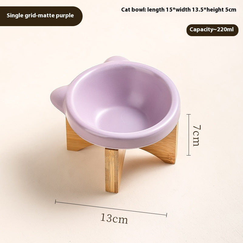 KFX-7418301 Ceramic Cat and Dog Water Bowl in Various Colors and Designs