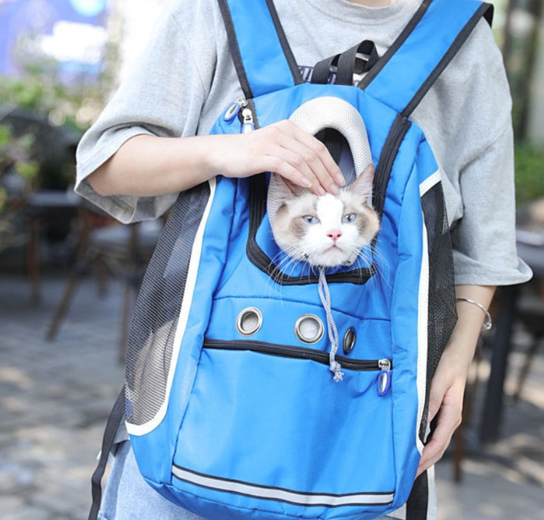 KFX-7418557 Pet Outing Backpack with Oxford Cloth and Breathable Mesh, Medium Softness