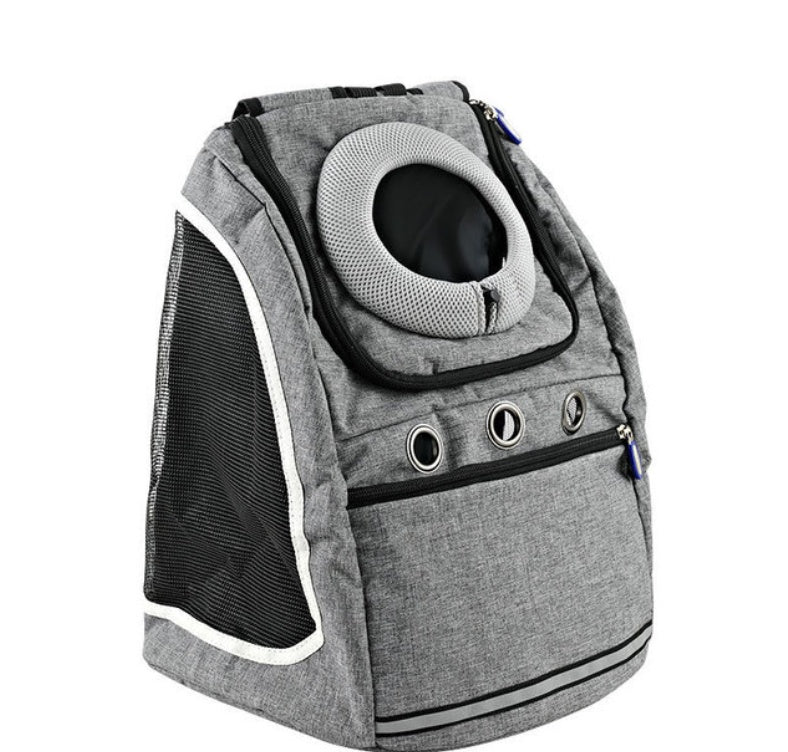 KFX-7418557 Pet Outing Backpack with Oxford Cloth and Breathable Mesh, Medium Softness