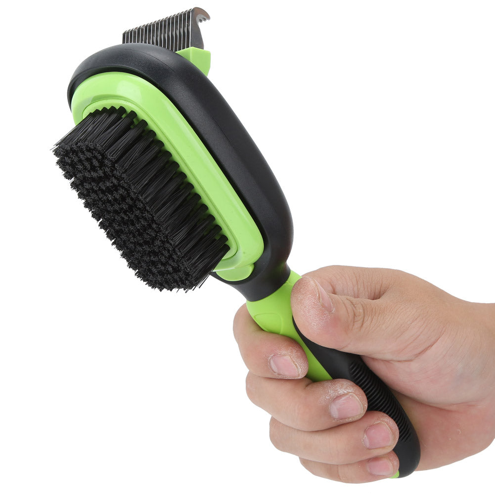 KFX-7423677 5-in-1 Grooming Comb Set for Cats and Dogs with Stainless Steel and ABS Materials