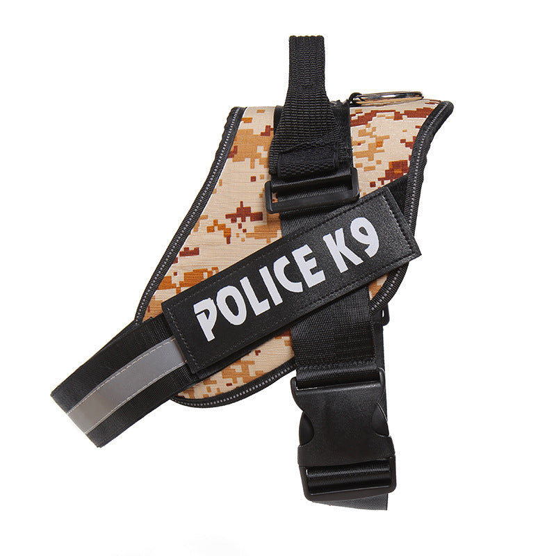KFX-7427133 Reflective Dog Vest Harness with Safety Button for Small to Large Breeds