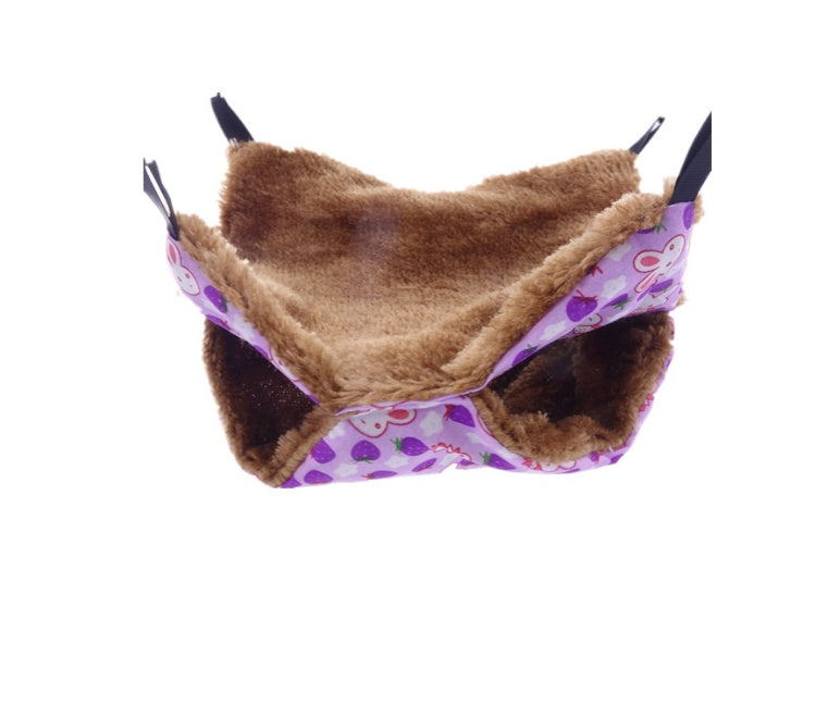 KFX-7435197 Hamster Hammock Toy - Small 20x20cm or Large 35x35cm for Cozy Relaxation