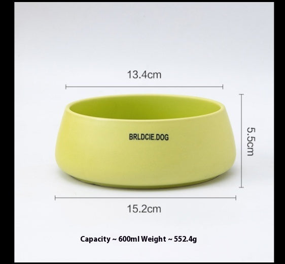 KFX-7437373 Pet Ceramic Drinking Bowl in Various Matte Colors