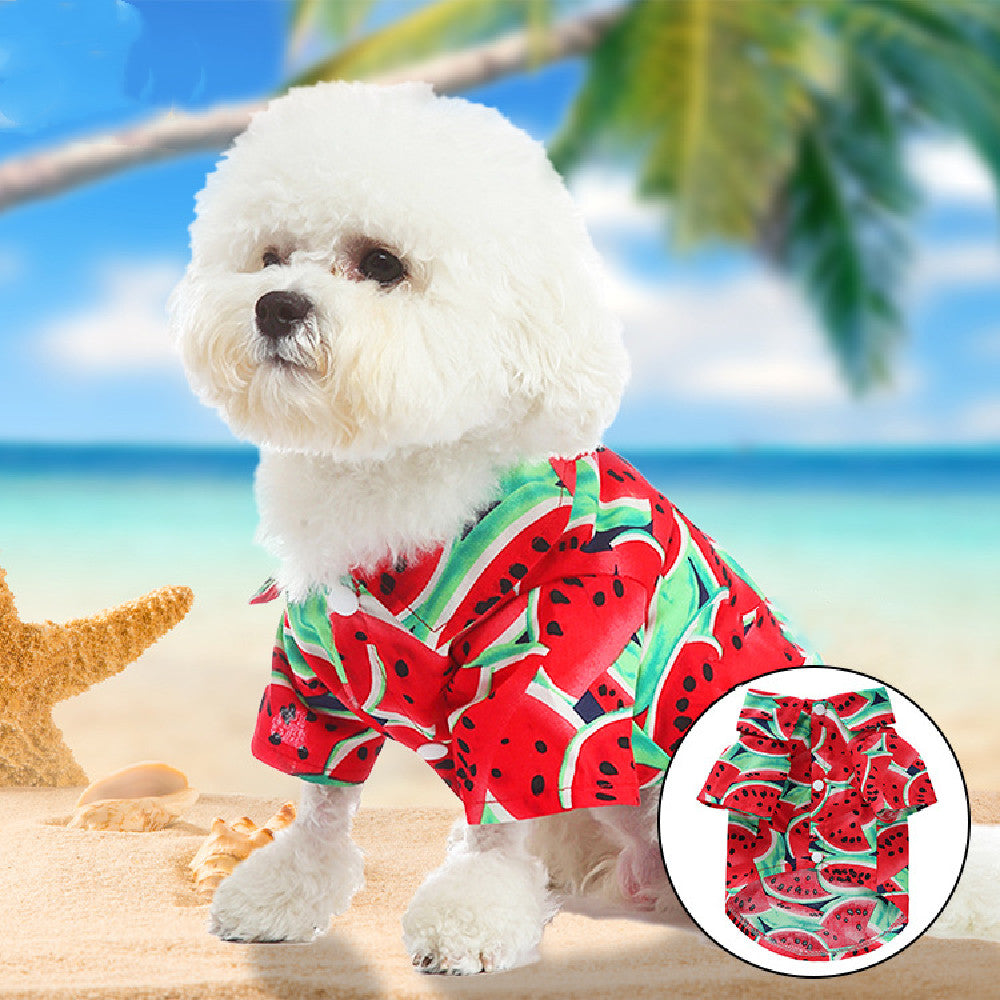 KFX-7439165 Casual Style Fruit-Themed Dog Clothes in Various Colors and Sizes