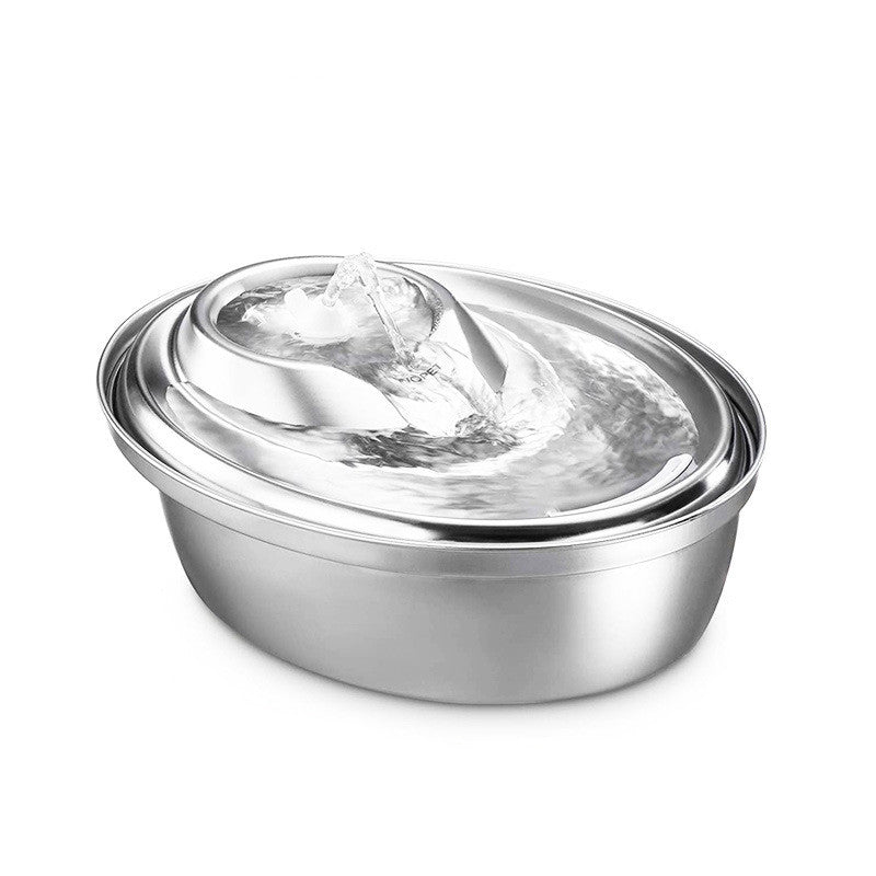 KFX-7439421 Stainless Steel Pet Water Dispenser with Loop Filter for Continuous Flow