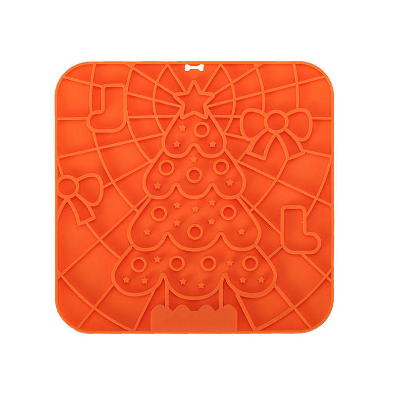 KFX-7439549 Silicone Pet Licking Mat with Suction Cup for Slow Feeding and Anti-Choking