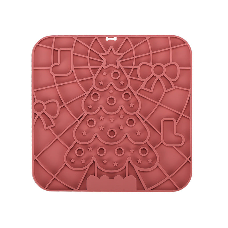 KFX-7439549 Silicone Pet Licking Mat with Suction Cup for Slow Feeding and Anti-Choking