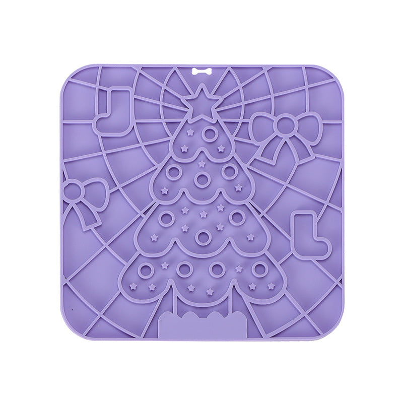 KFX-7439549 Silicone Pet Licking Mat with Suction Cup for Slow Feeding and Anti-Choking
