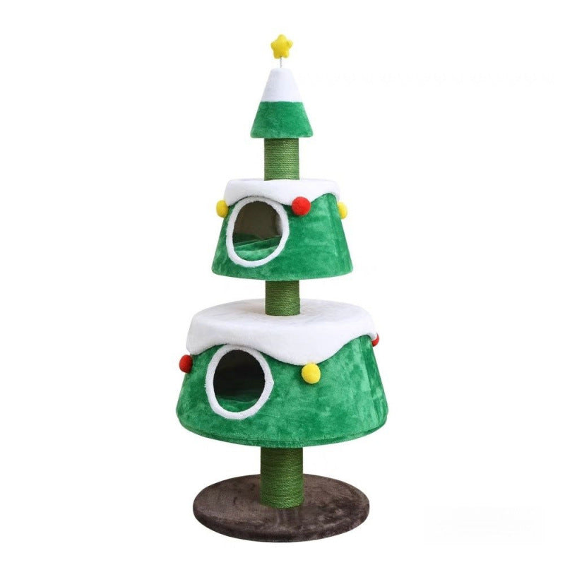 KFX-7442621 Oversized Cute Cat Nest Tree for Climbing and Play - Sisal Material