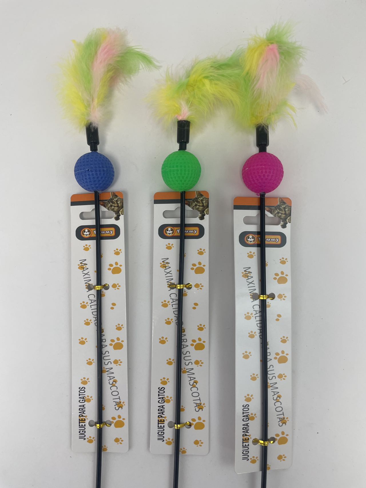 KFX-7444157 Playful Cat Wand with Interactive Toy for Feline Fun