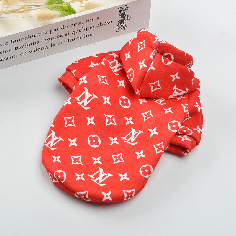 KFX-7444413 Cozy Thickened Cotton Pet Sweater for Autumn and Winter Wear